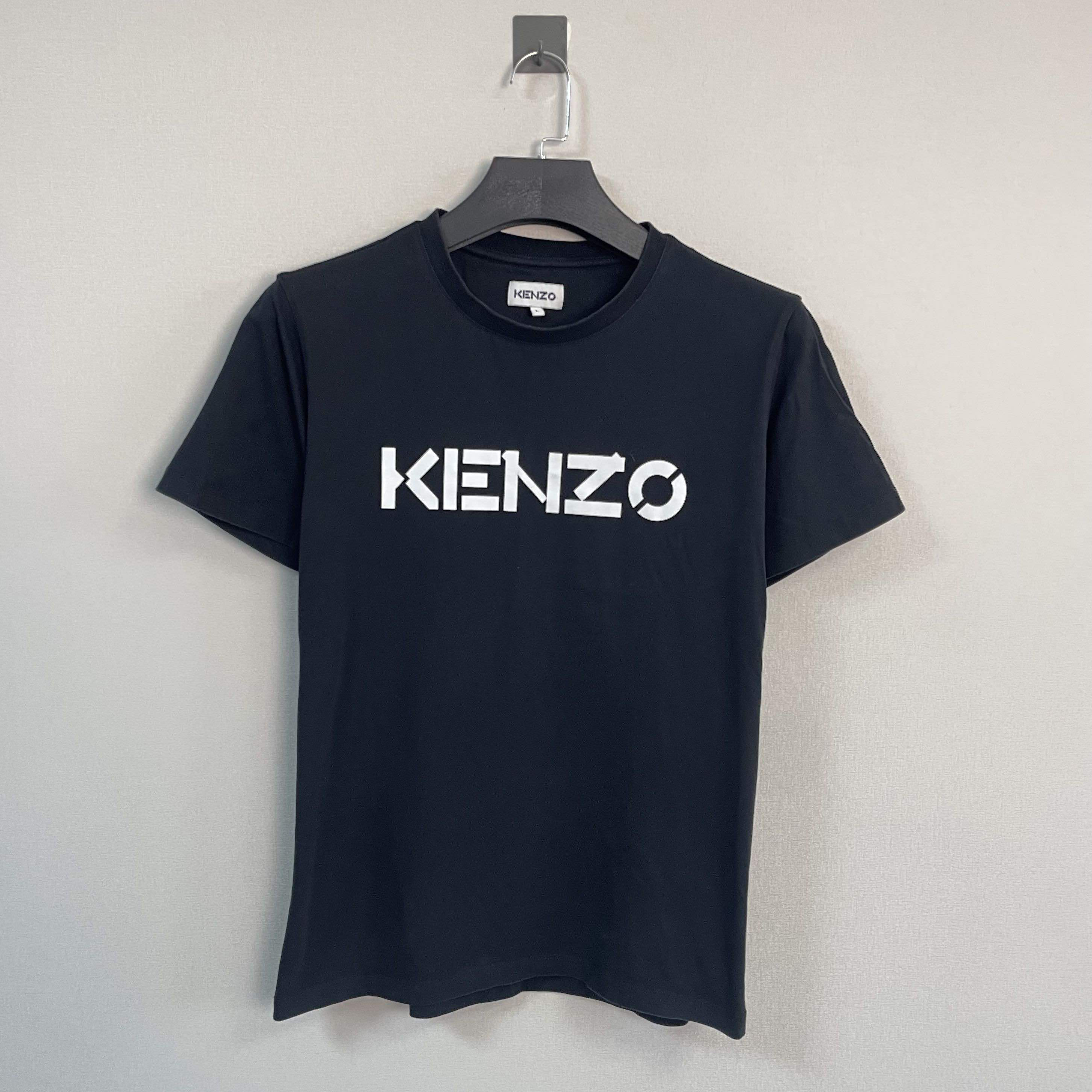 95新 KENZO/肯佐 经典字母印花短袖/L码/价1700