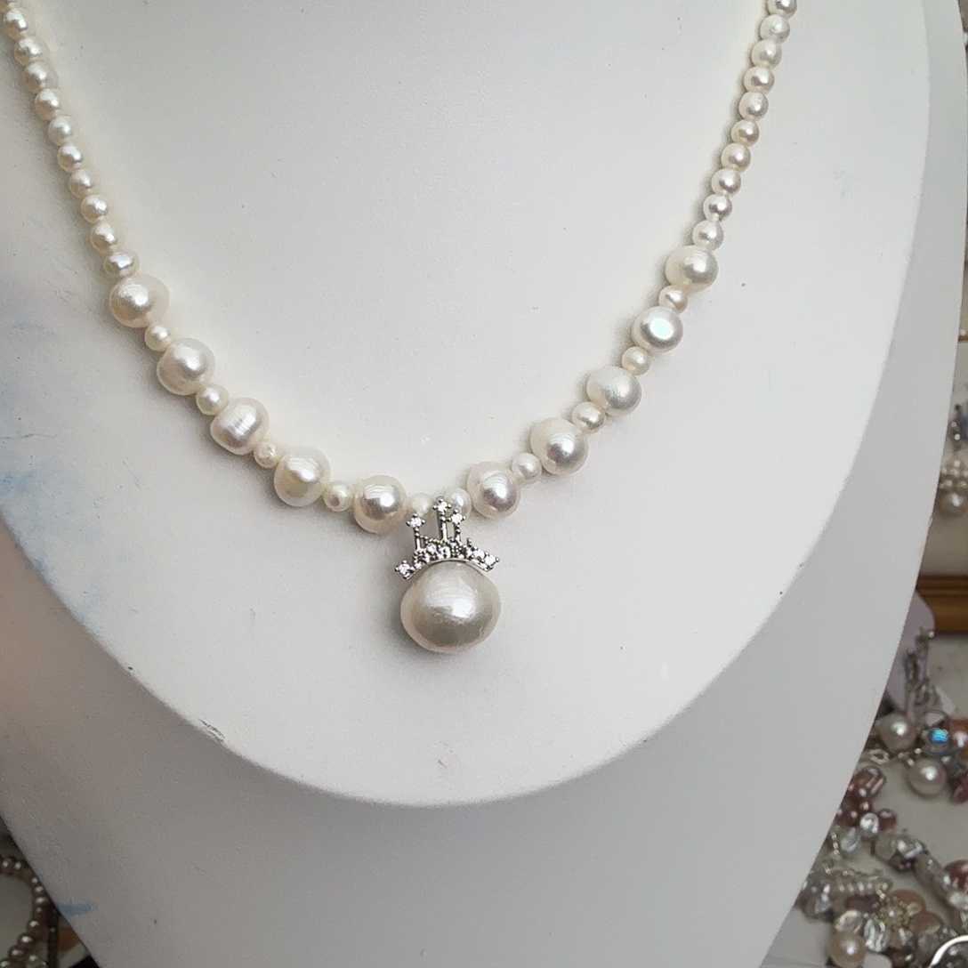 淡水珍珠未镶嵌颈饰