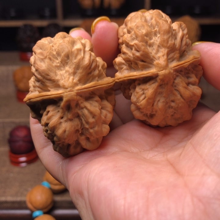 把件橄榄核6上古金蟾48尺