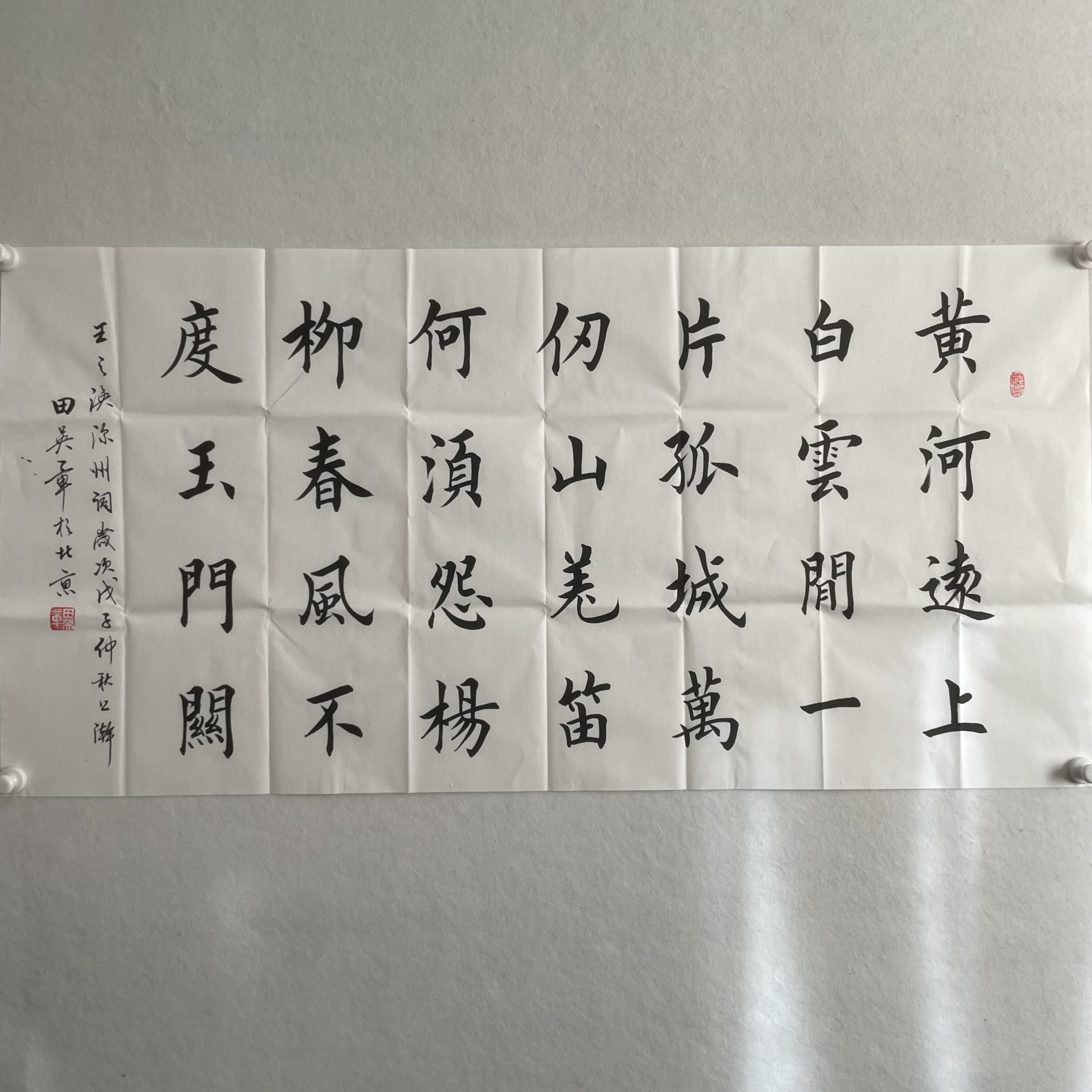 6826田英章 书法画集 纸本水墨138×68cm