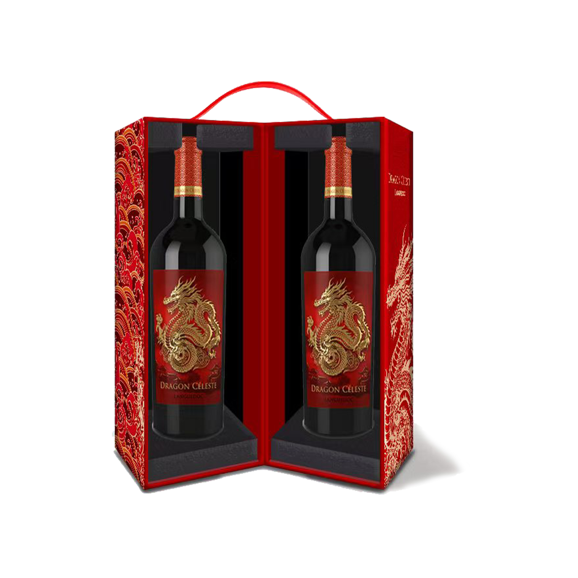 【原瓶进口】法国朗格多克-天龙干红葡萄酒14.5度750ML B