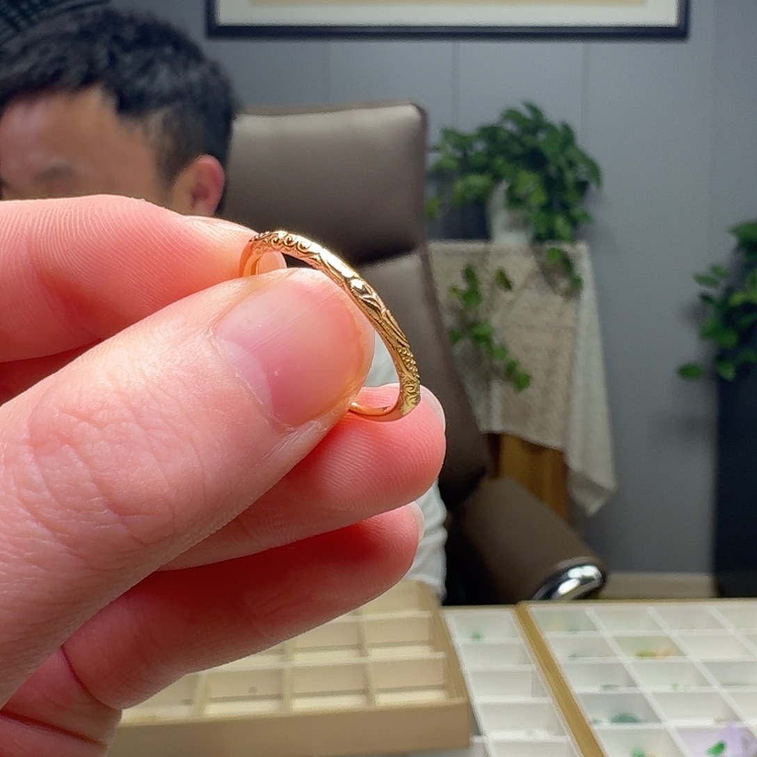 翡翠银S925镶嵌戒指银戒指