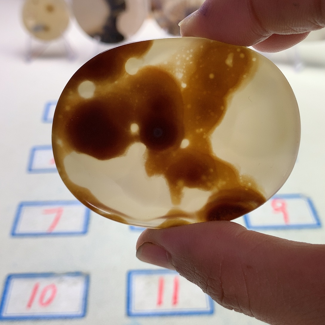 未镶嵌玛瑙/玉髓珠宝半成品