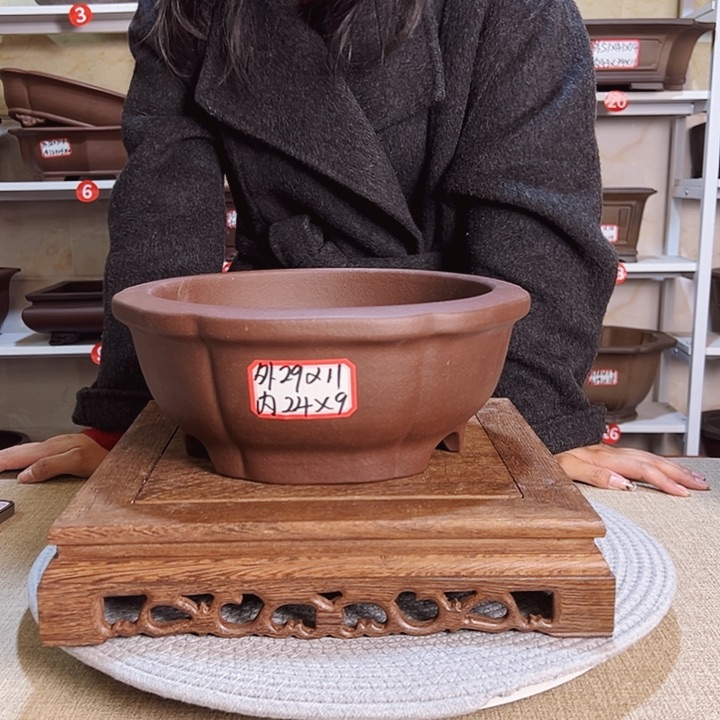 紫砂花盆紫砂花盆