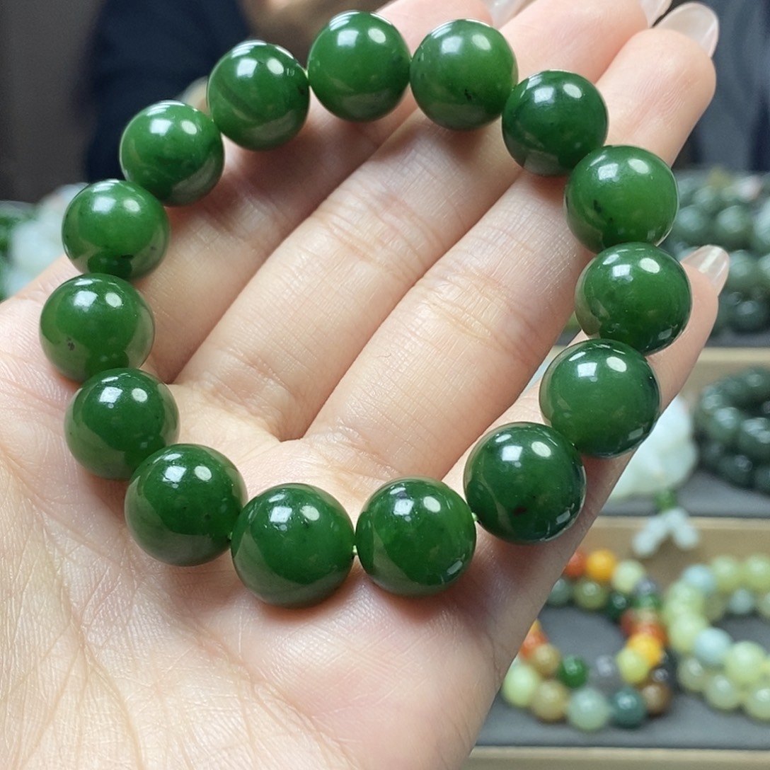 和田玉未镶嵌手链