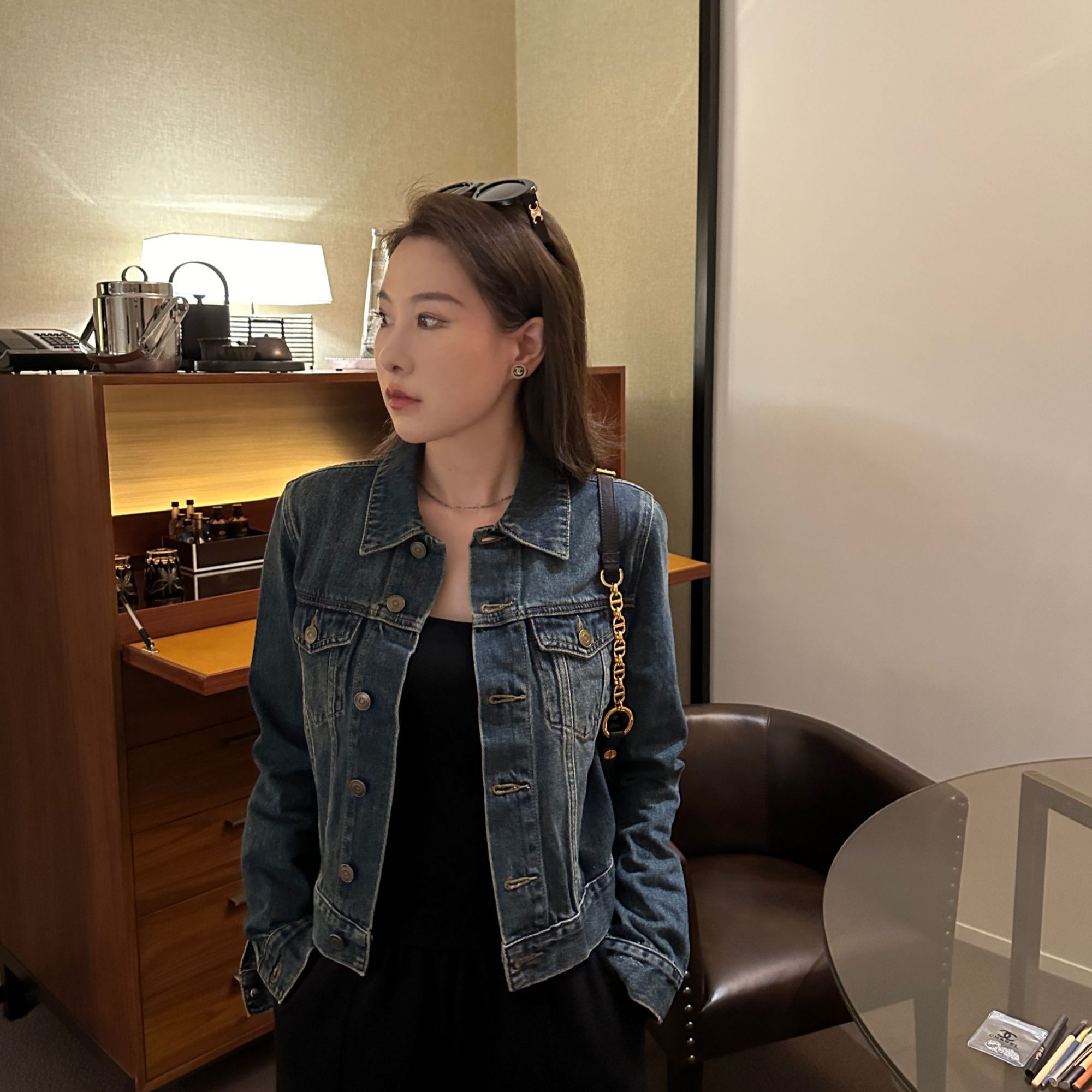 43.【清】【米卡私服】秋季短款牛仔外套