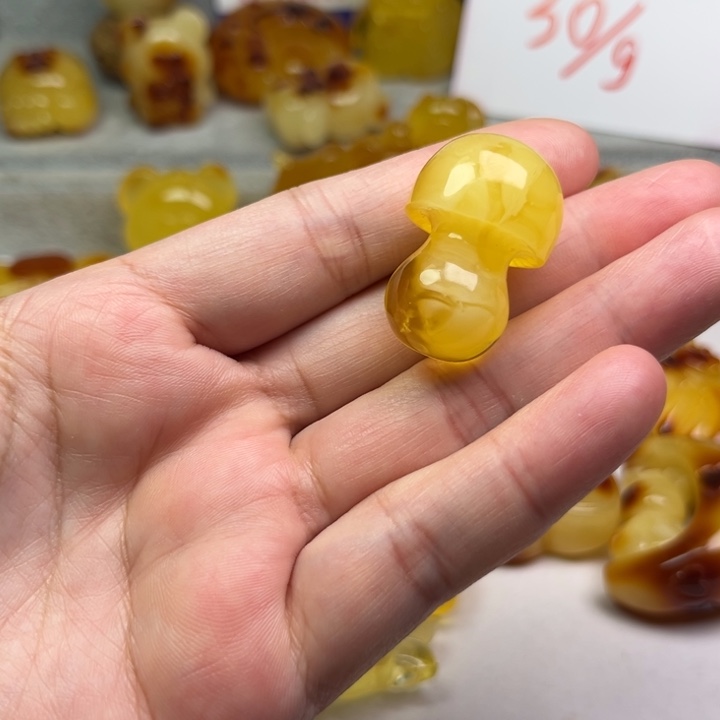 琥珀颈饰未镶嵌琥珀蜜蜡