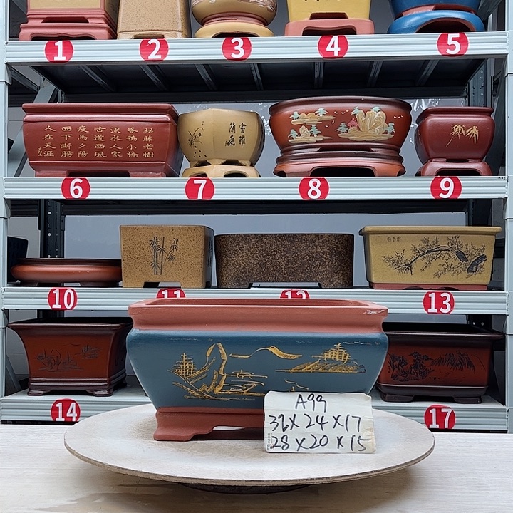 紫砂花盆紫砂花盆