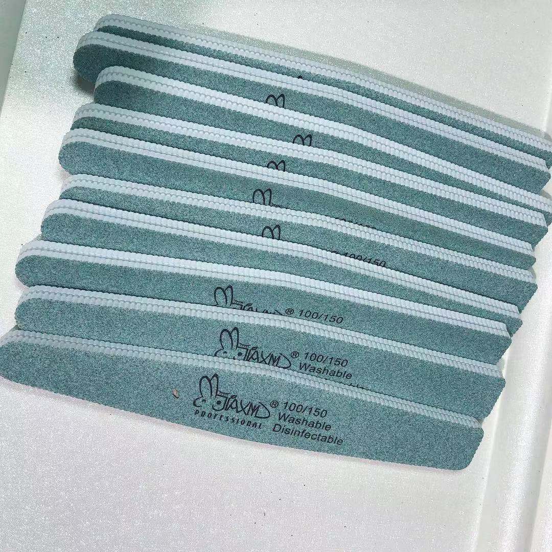 kasi希妹美甲小兔子洗绿色海绵抛