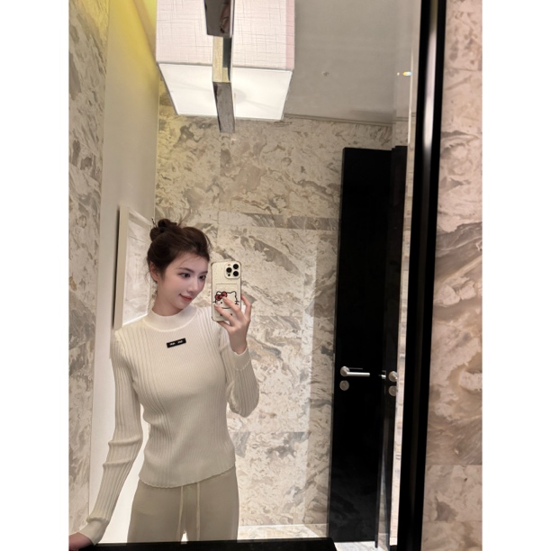 【Cikky定制】百搭冬季女长袖打底衫舒适保暖内搭基础款上衣针织