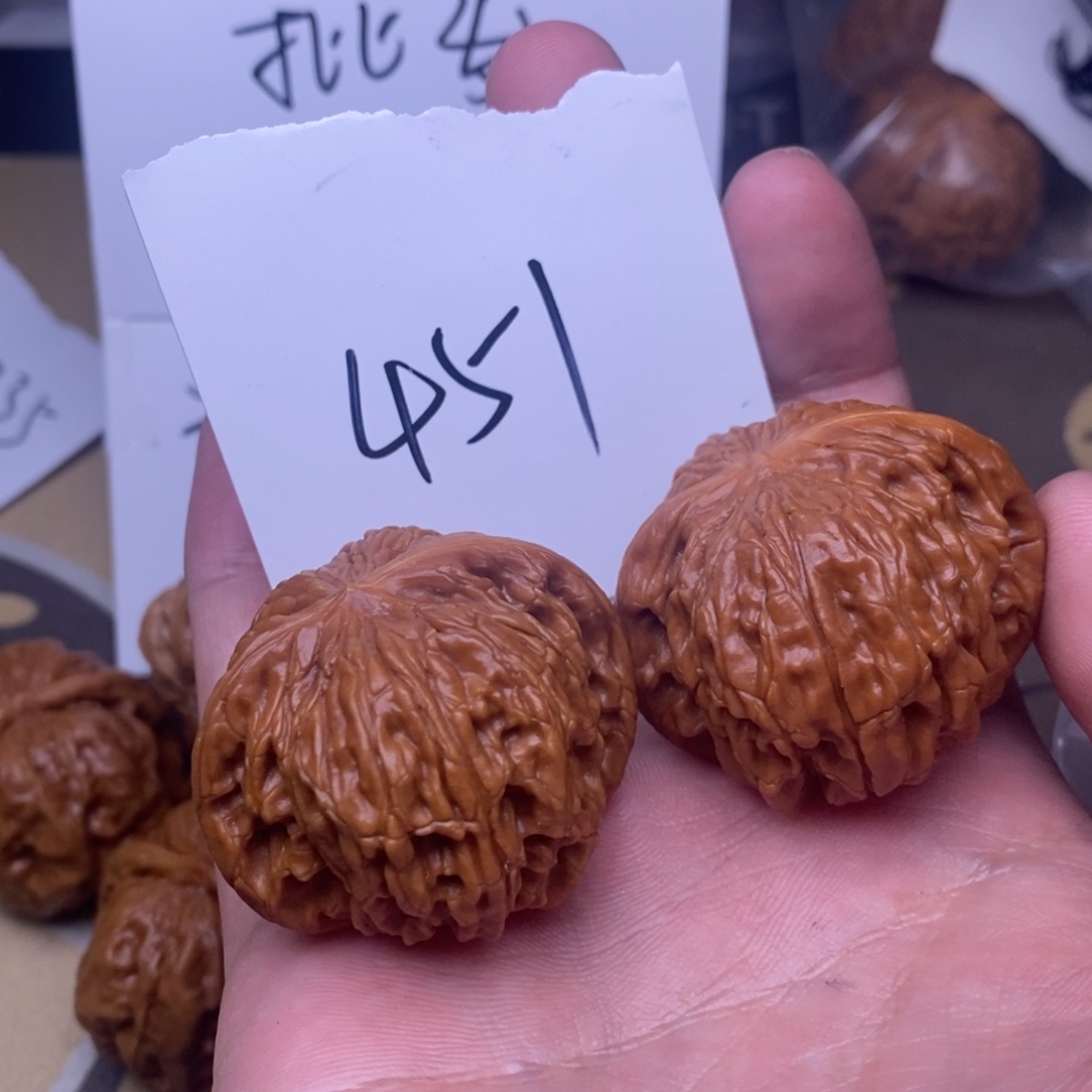 核桃40尺寸，磨盘狮子头451