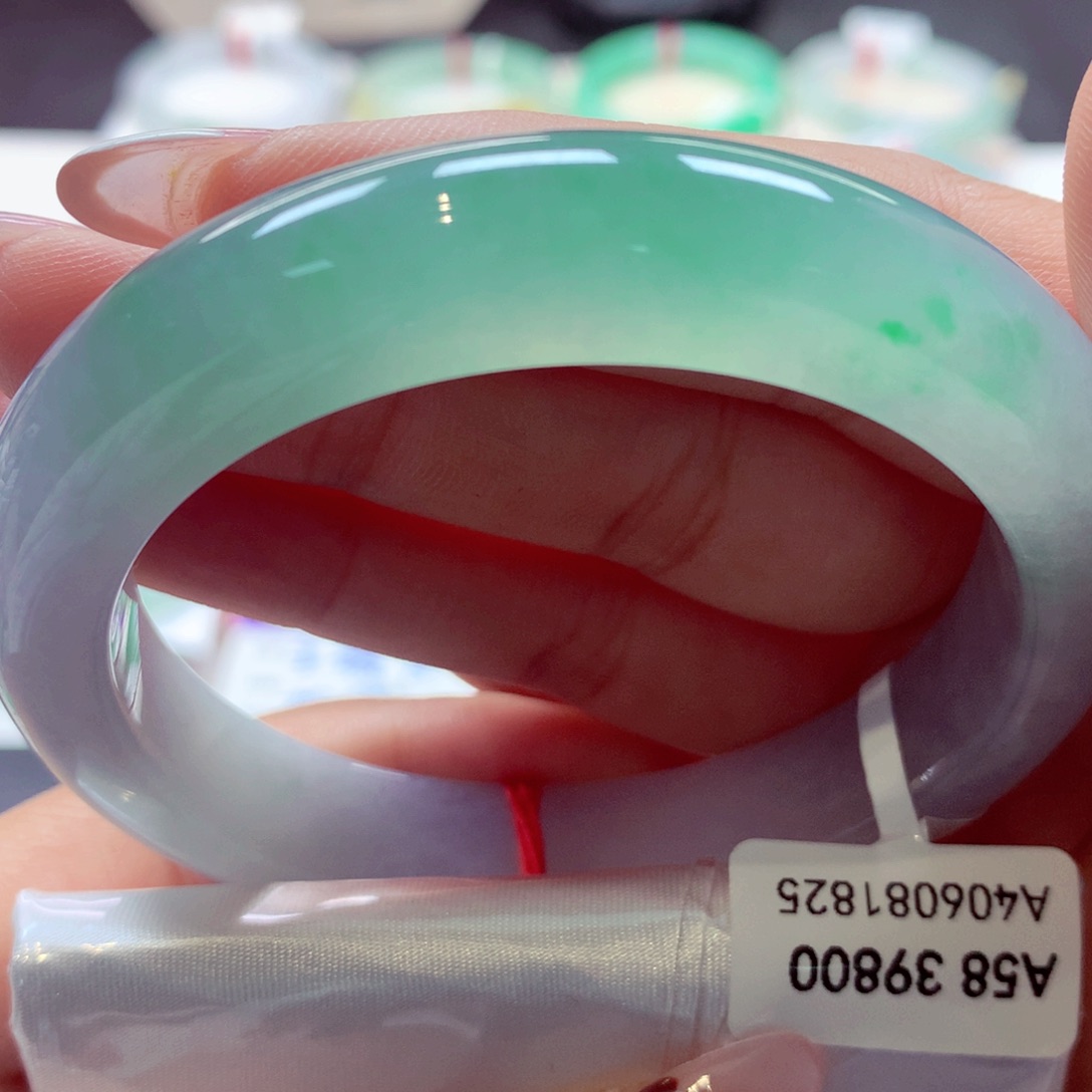 翡翠手镯未镶嵌（莫莫26）58正20号