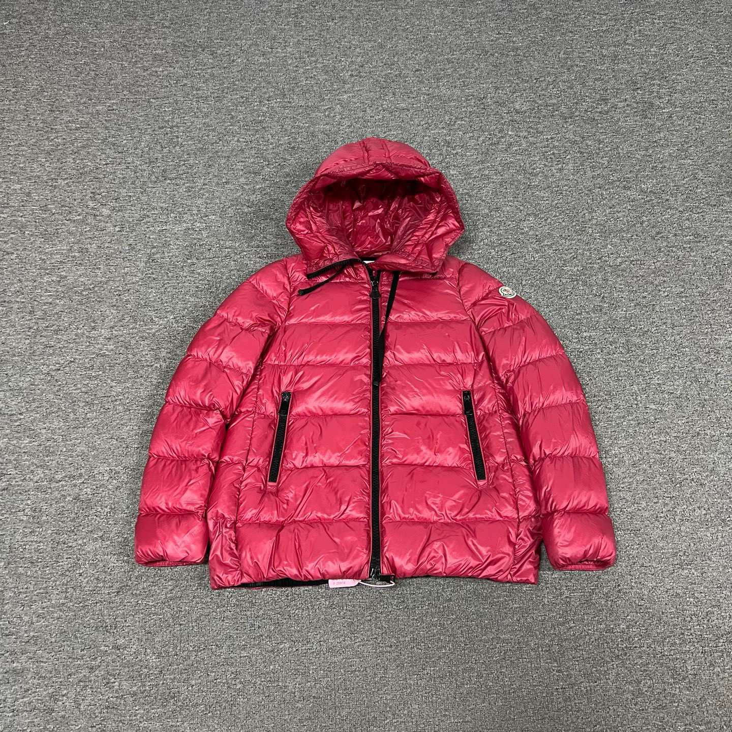 99新 AMIPARIS 蒙口 红色羽绒服1码