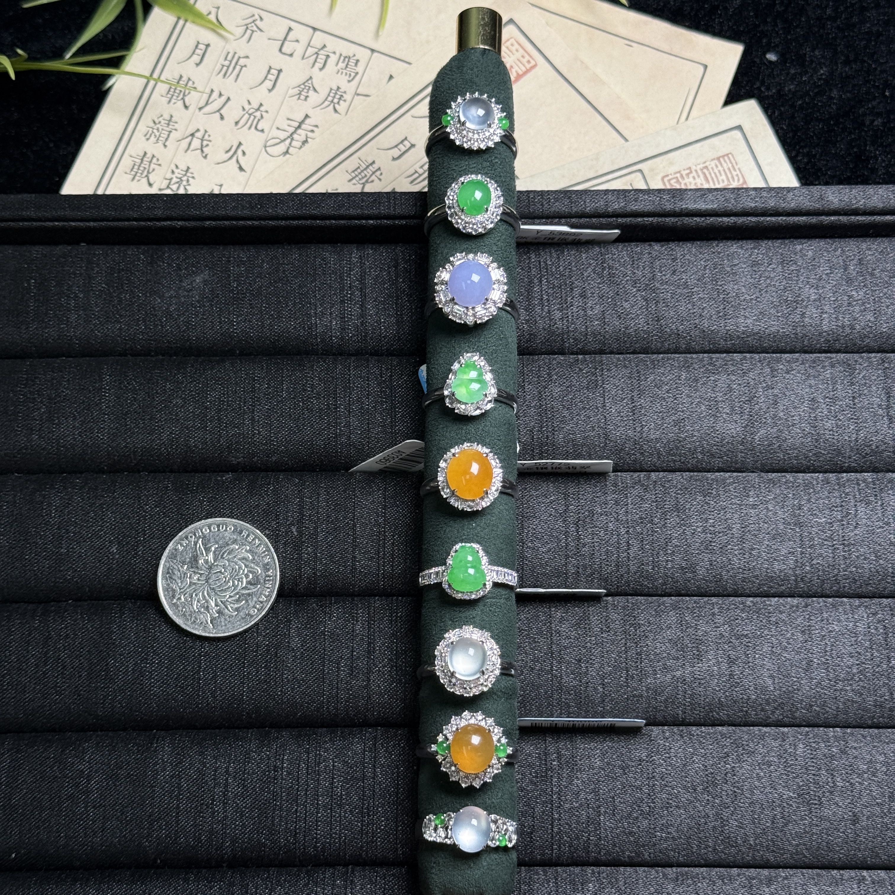 思懿珠宝   18k翡翠戒指-13800-1-YC-多样性发一（紫色有色差）