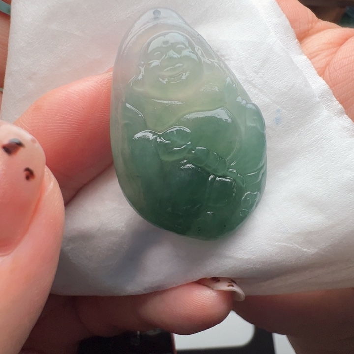 依***意定制翡翠未镶嵌包抛光