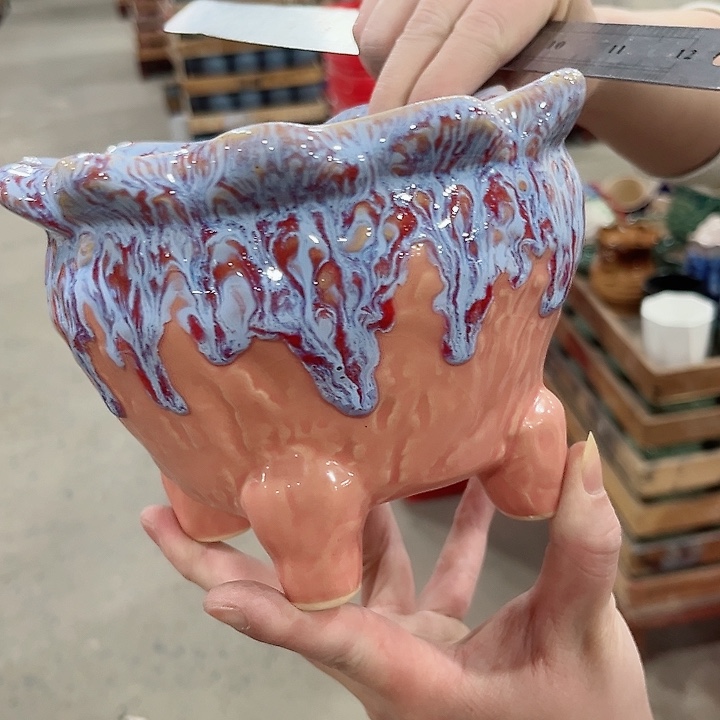 陶瓷陶瓷多肉植物花盆