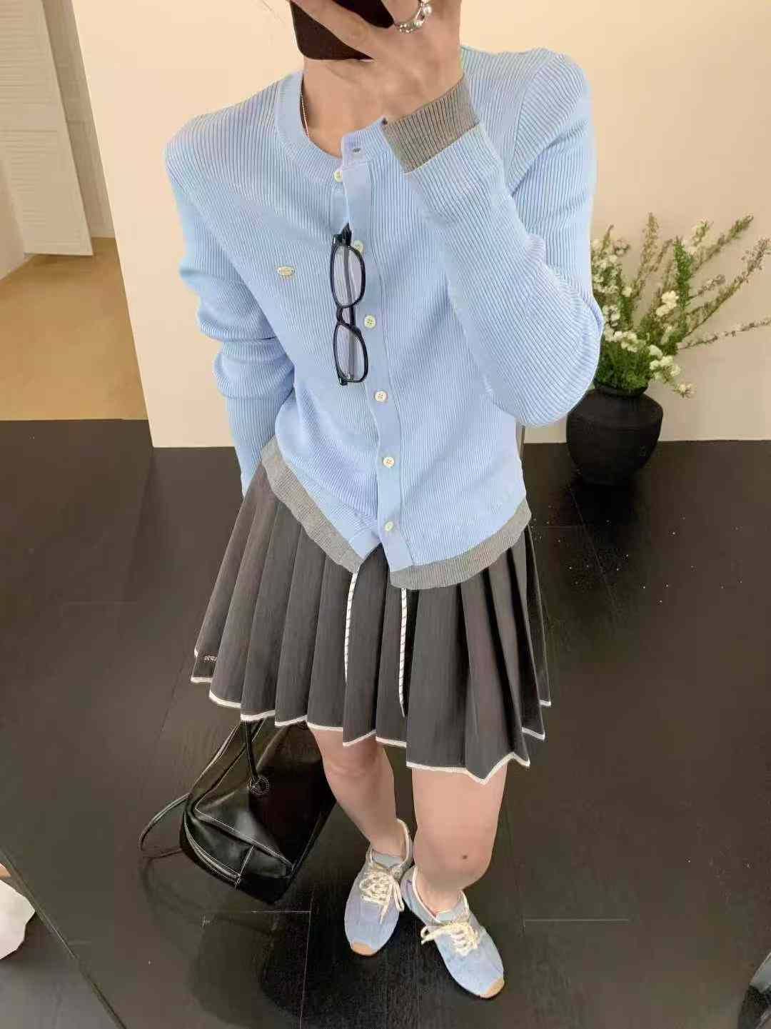 【金米女装针织长袖蓝色】9-15链接