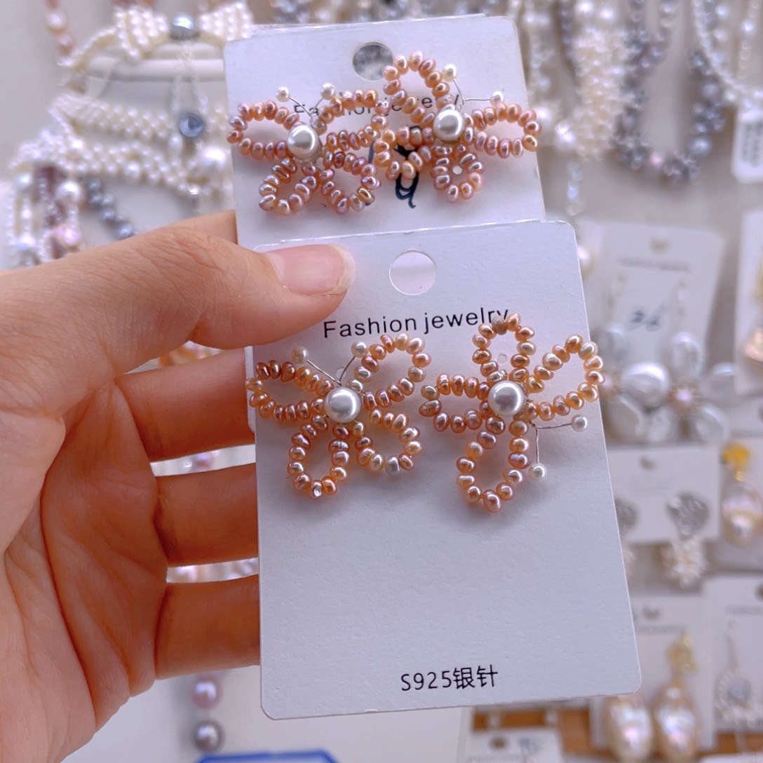 未镶嵌耳饰淡水珍珠耳饰（福利漏价）