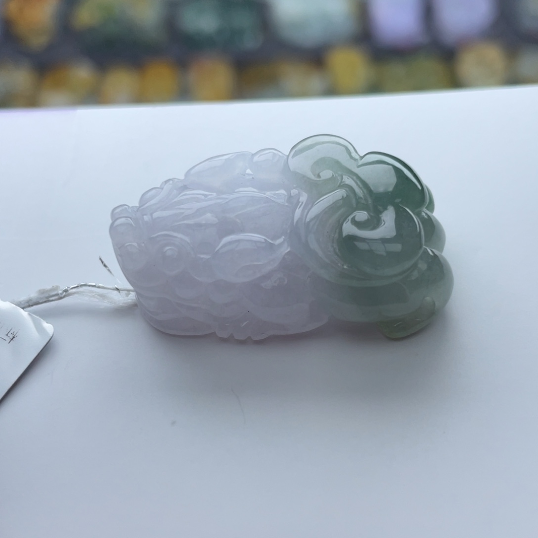 翡翠颈饰未镶嵌貔貅