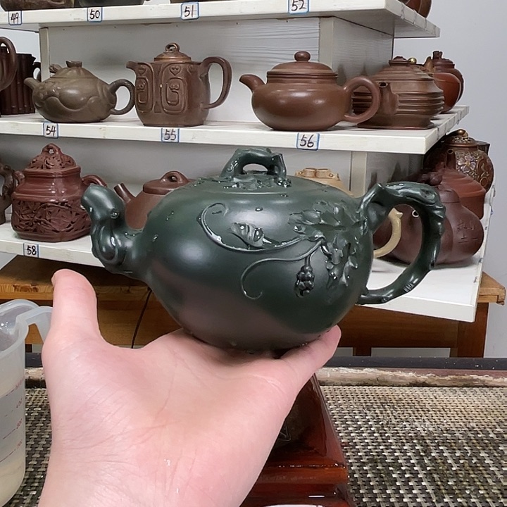 紫砂茶壶花*全手工制作