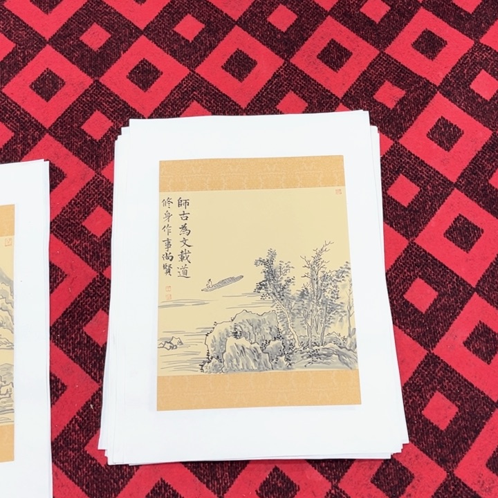 国画34/45纯手绘国画作品