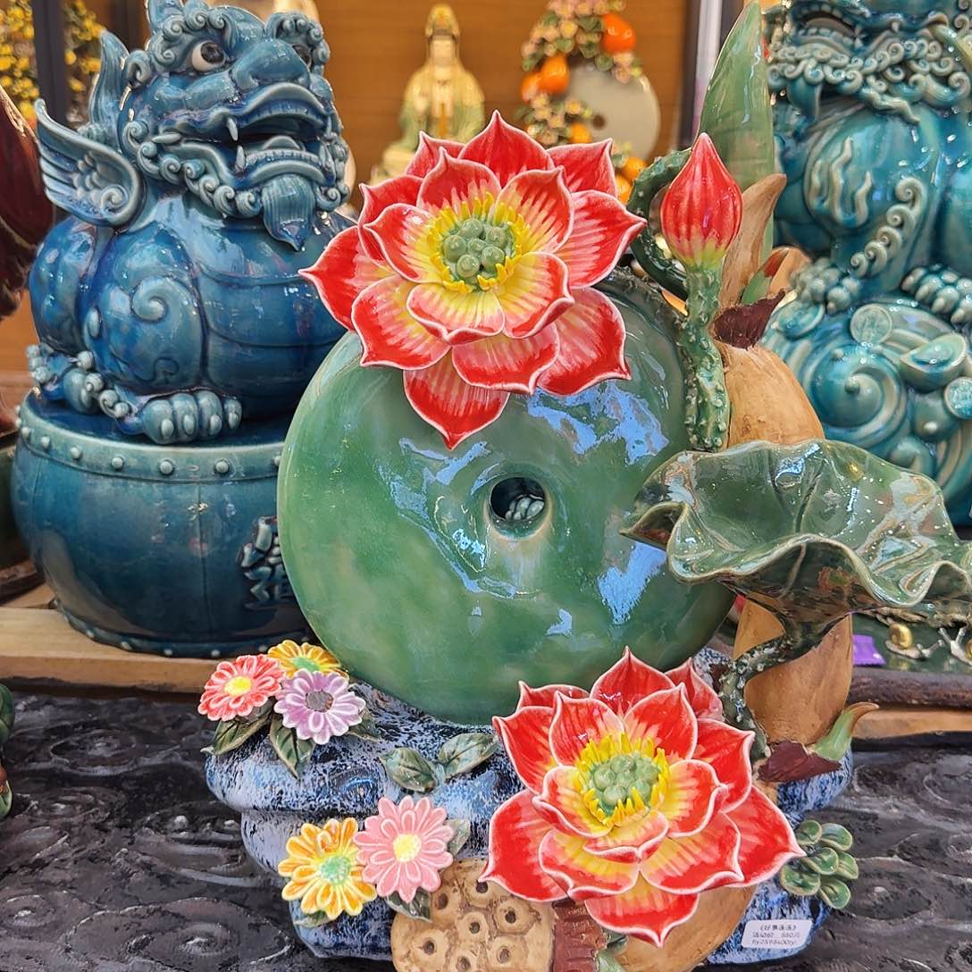 偶***合陶瓷佳偶天成荷花欧