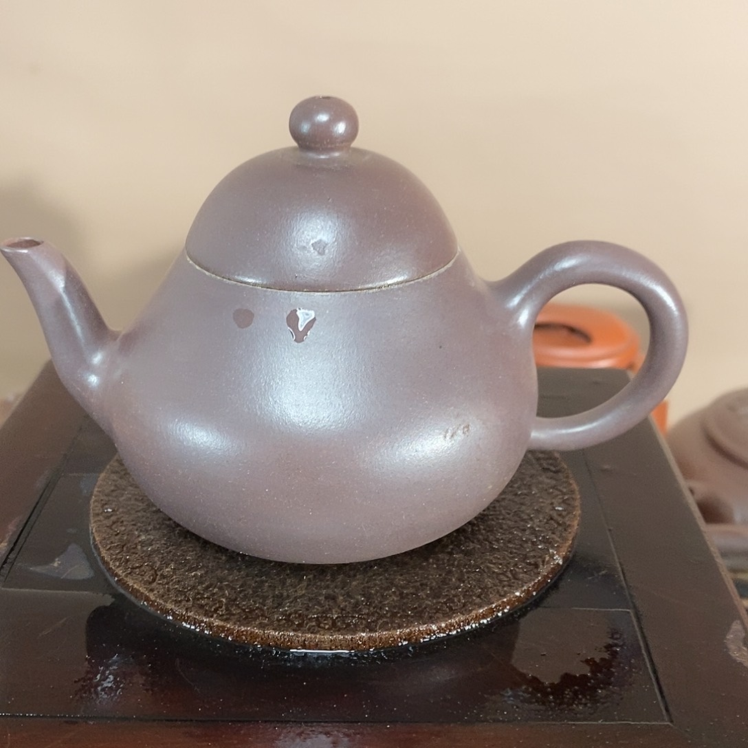紫砂茶壶高端180cc梨型天青