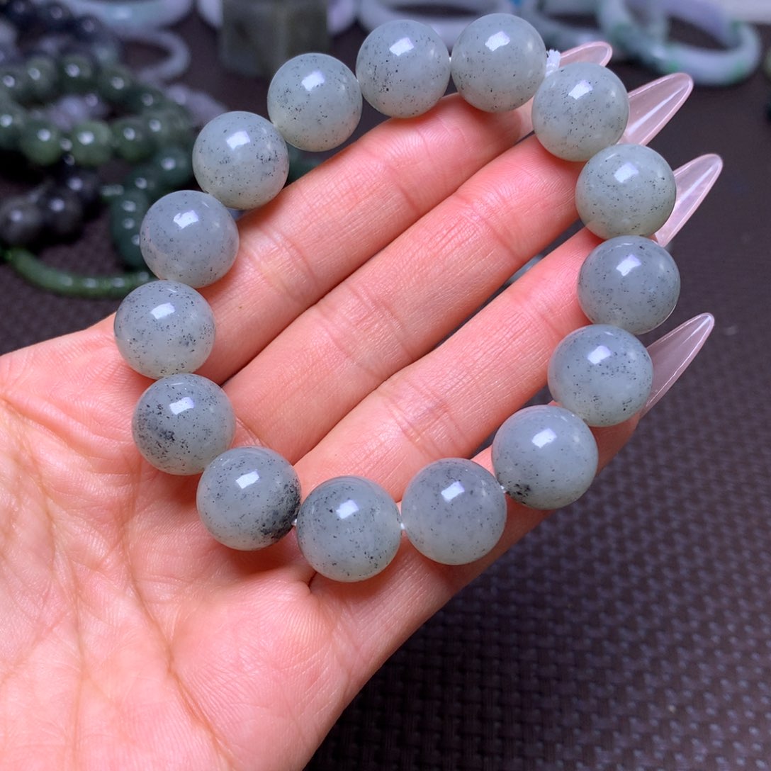 未镶嵌手串和田玉卡14