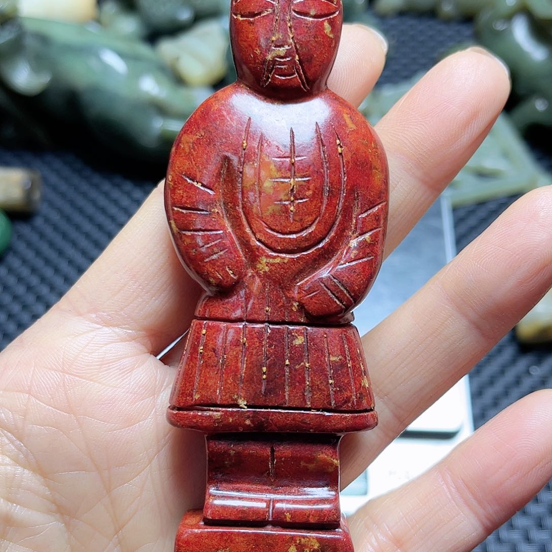 白玉菩提吊坠摆件