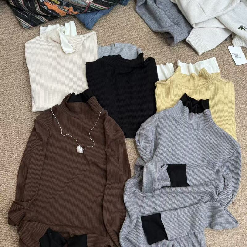 『雨美 Show』6222修身百搭拼接打底