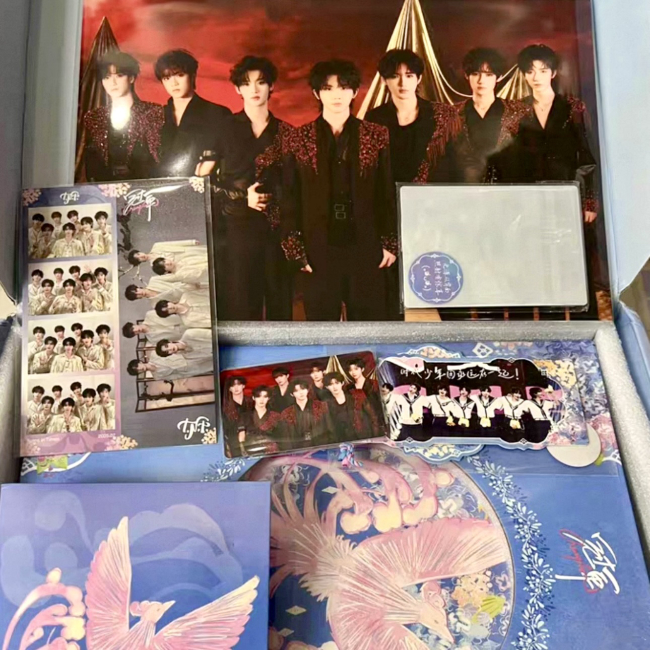 【大连】时代少年团大连冠军全套无卡全套pb海报镜面透卡大连单人款