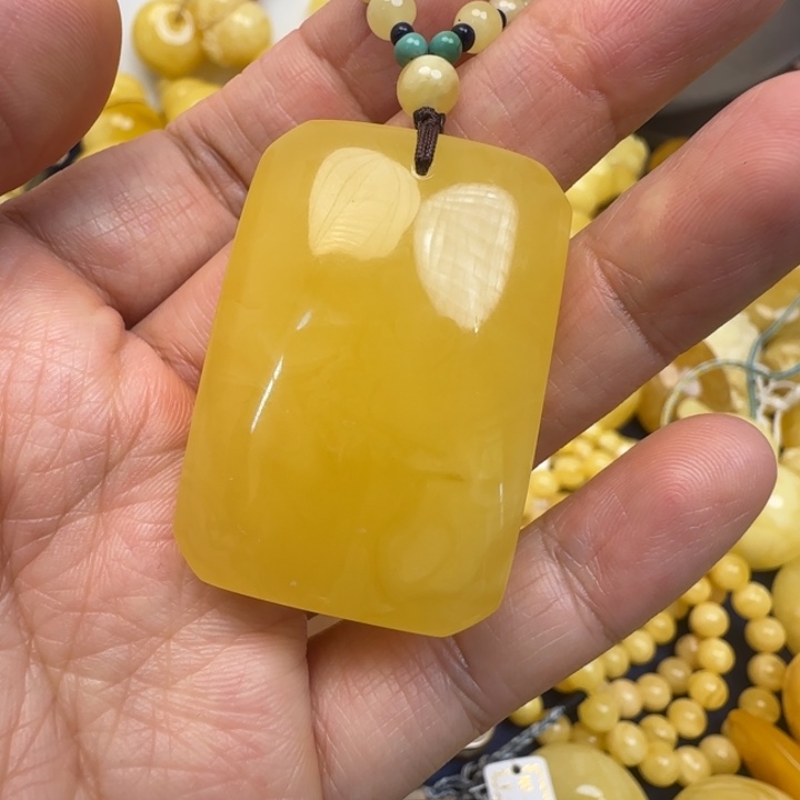 蜜蜡未镶嵌颈饰天然蜜蜡