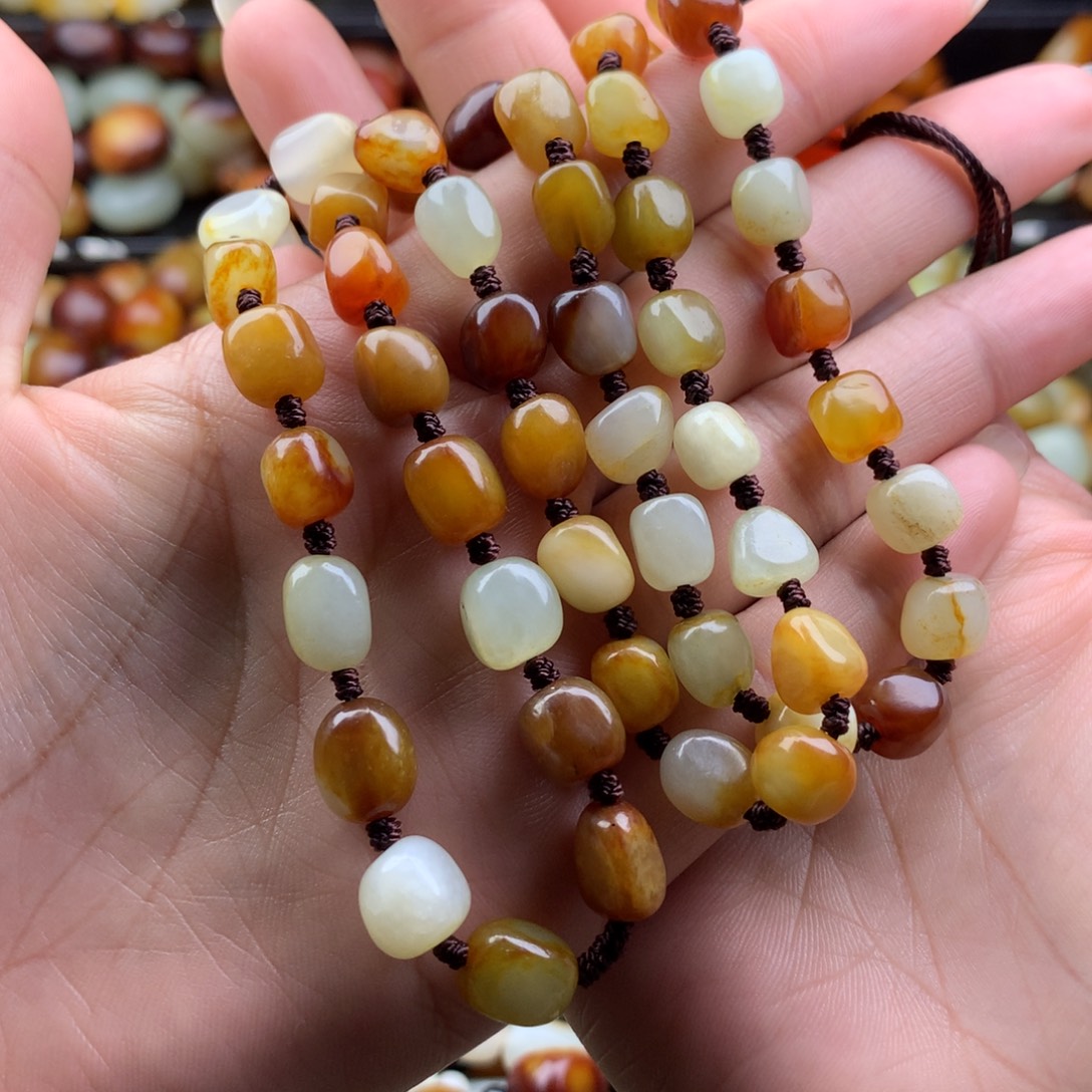 和田玉未镶嵌手链