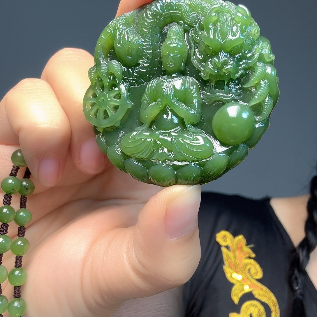 保***下和田玉（糖玉）未镶嵌颈饰