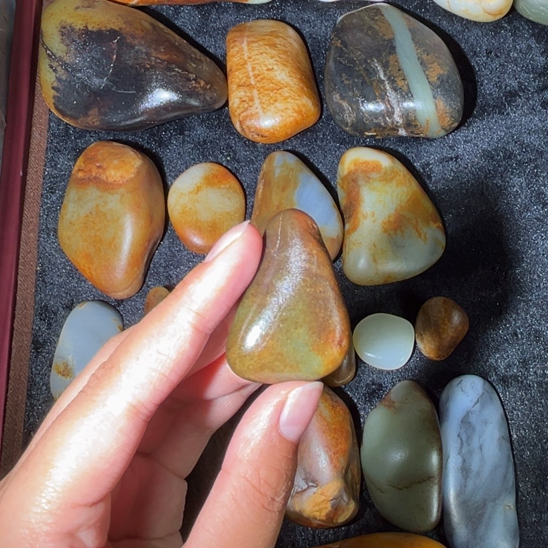 和田玉未镶嵌挂件24.8