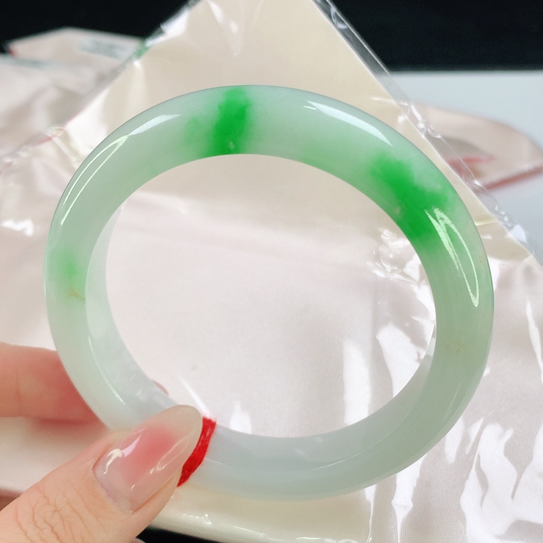 未镶嵌手镯翡翠61.7