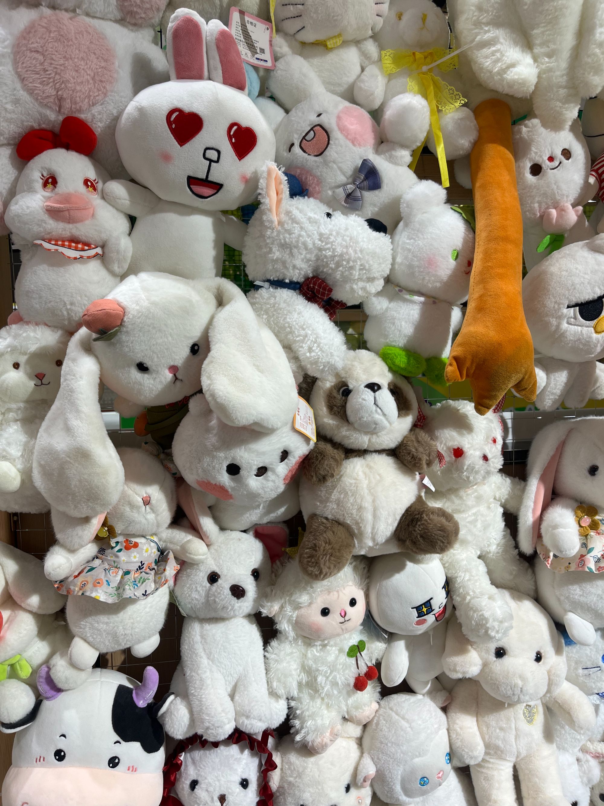 优品小号20cm左右毛绒娃娃 （非全新）一组