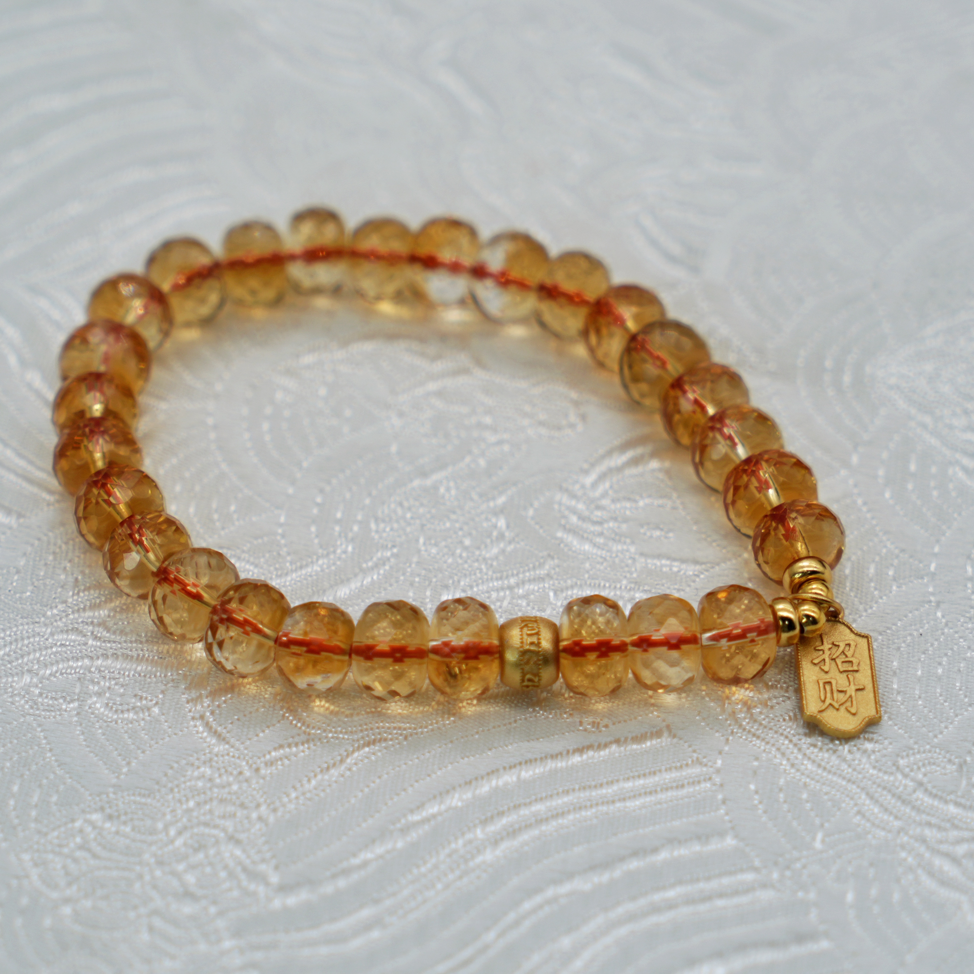 【八方来才】天然巴西黄水晶刻面手串（天然珠宝多样性发其一）