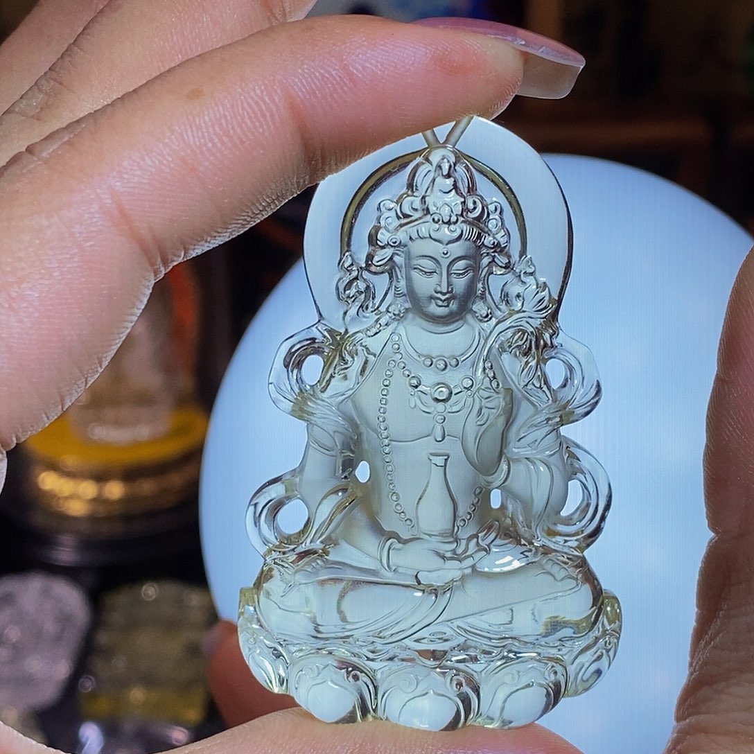 崔***怡水晶颈饰未镶嵌吊坠