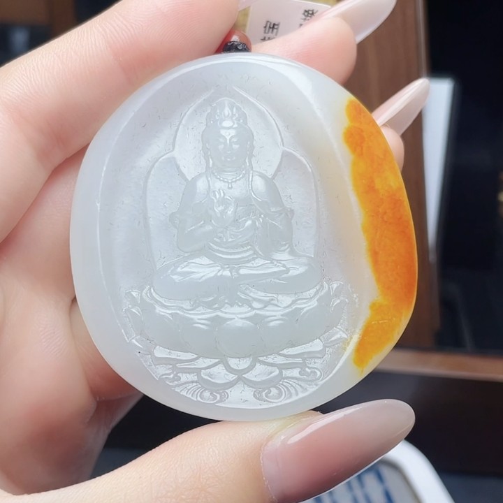 和田玉玉石挂件T1213拍一发一