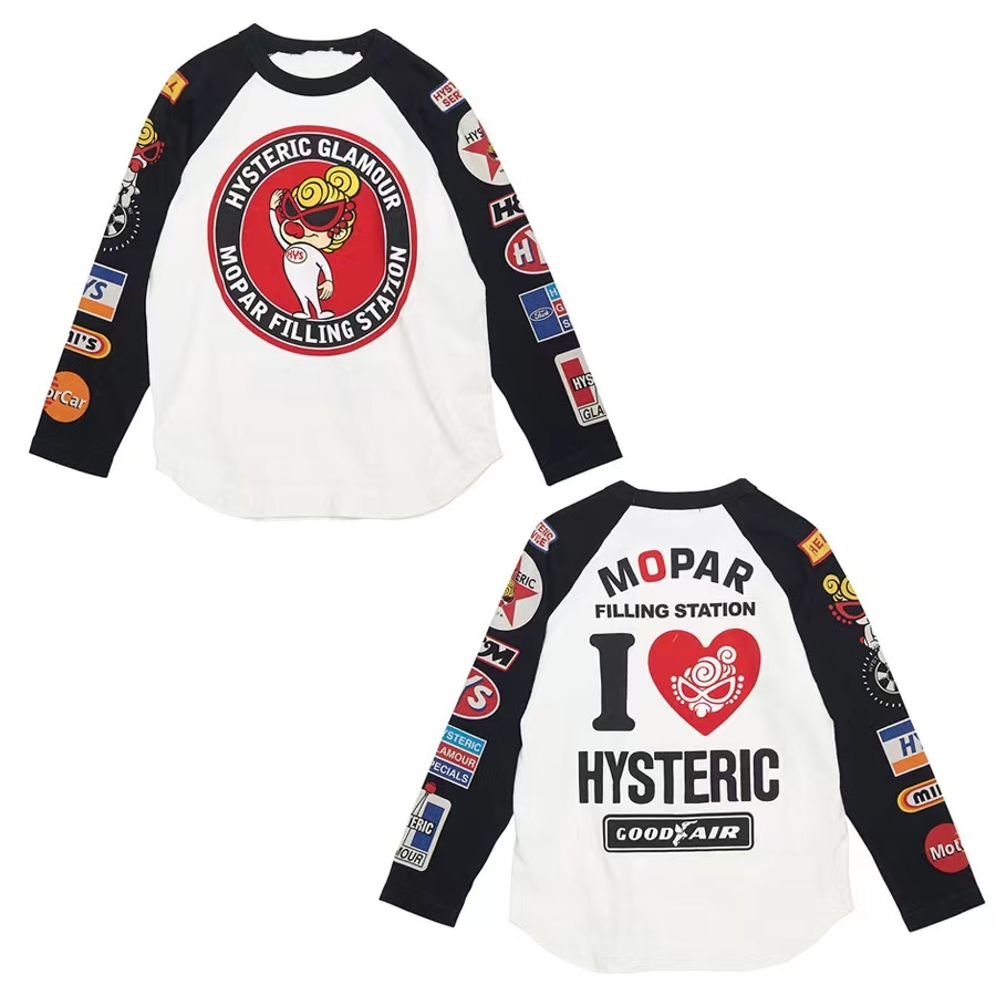 .5010【奶嘴花臂】时尚儿童长袖打底宽松中大童设计师圆领套头长袖