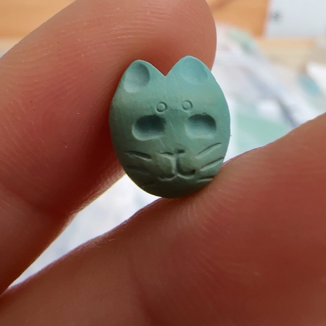 绿松石珠宝半成品未镶嵌