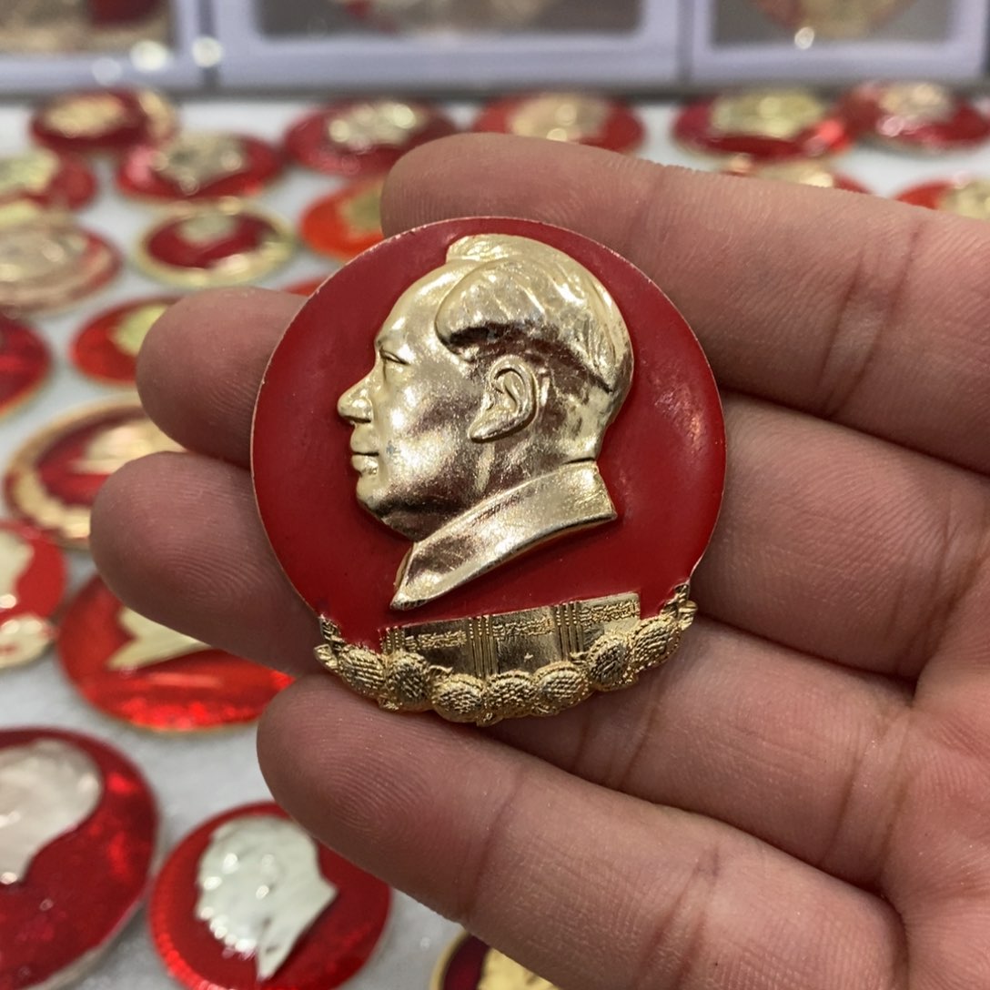 铝春*红色纪念章新年浮力