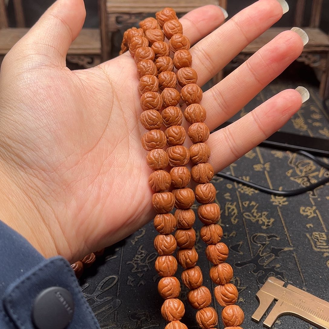 桃核吊坠玉龙薄挂