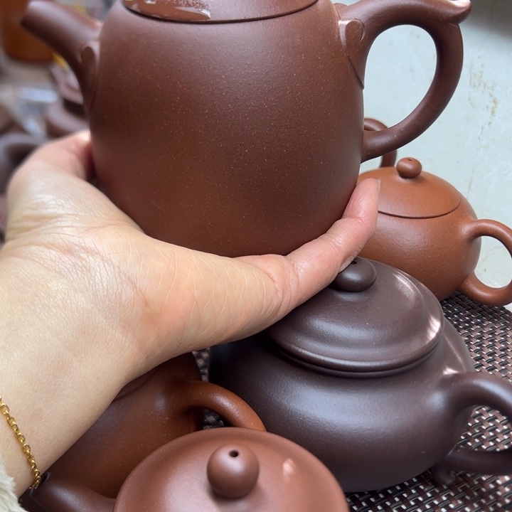 茶壶紫砂赛*秋半手工制作