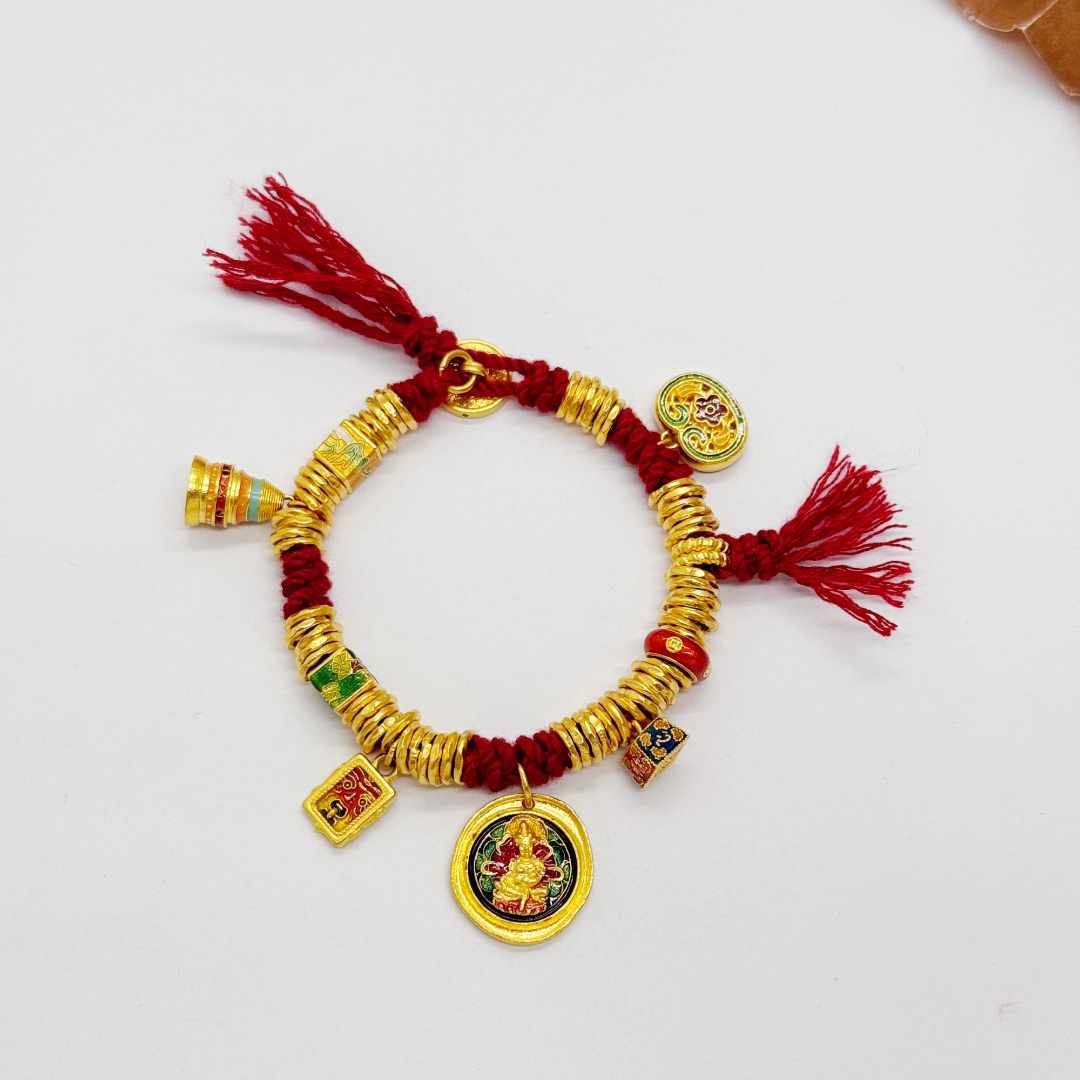 足金999手工盘缠 卡6  14CM  38.26