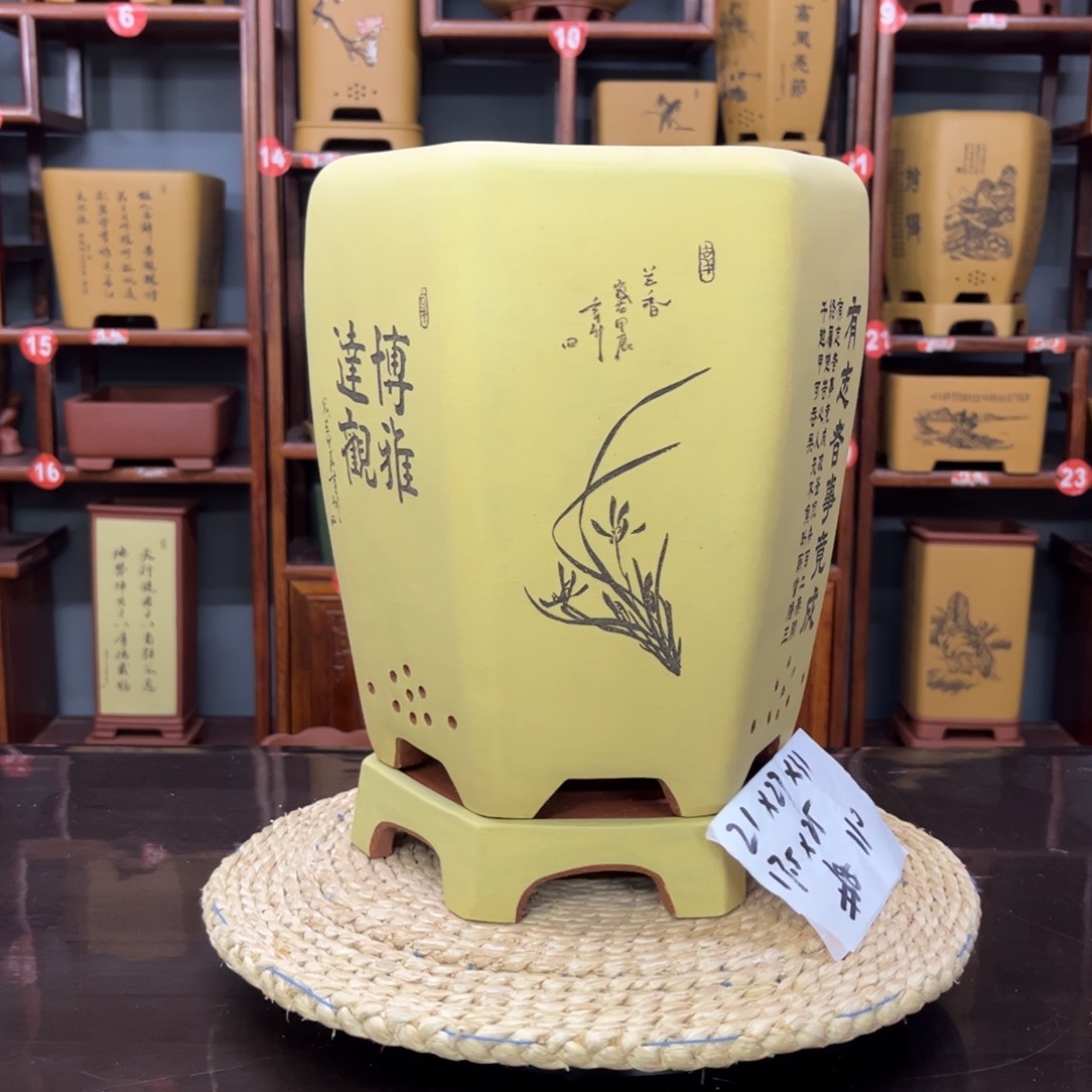 紫砂花盆紫砂花盆