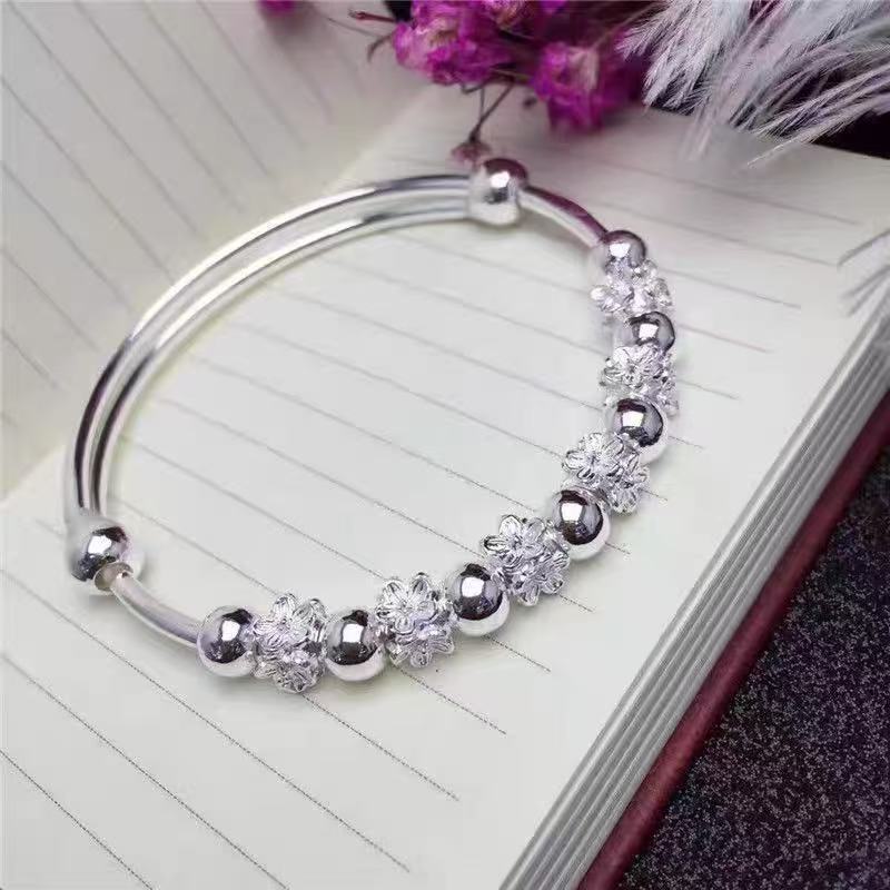 Z268-梅花推拉手镯