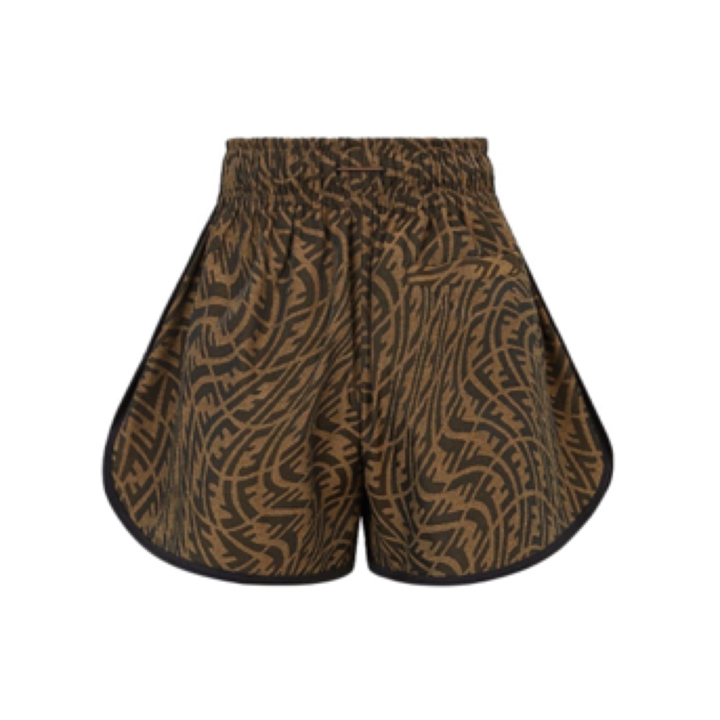 99新 FENDI/芬迪 芬迪满印裤子/36/A02485