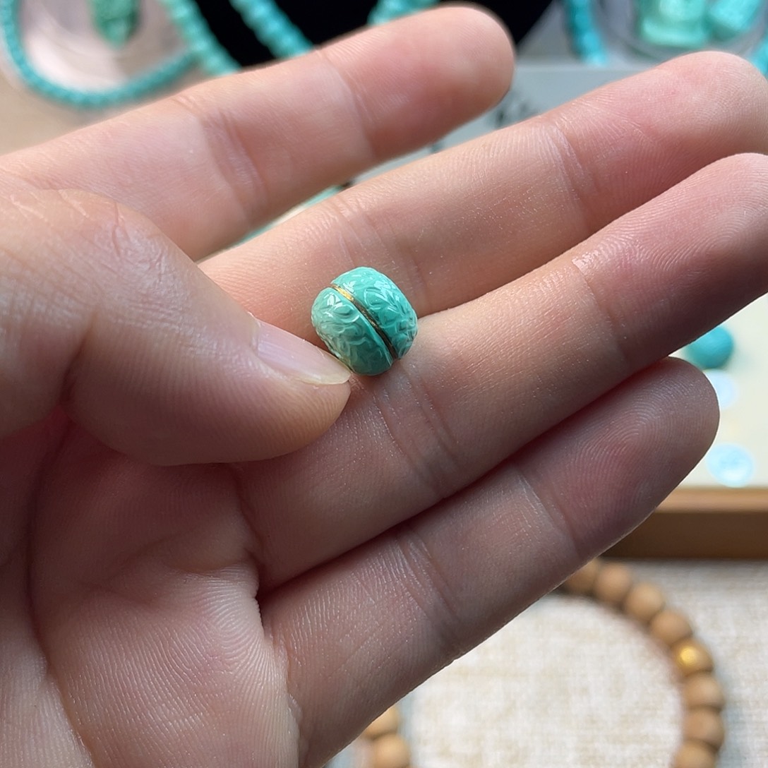 原生态湖北松配饰，直径10